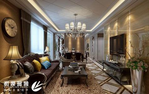 水晶卡巴拉三居室120平米欧式风格效果图-威尼斯真人官方装饰设计师主笔