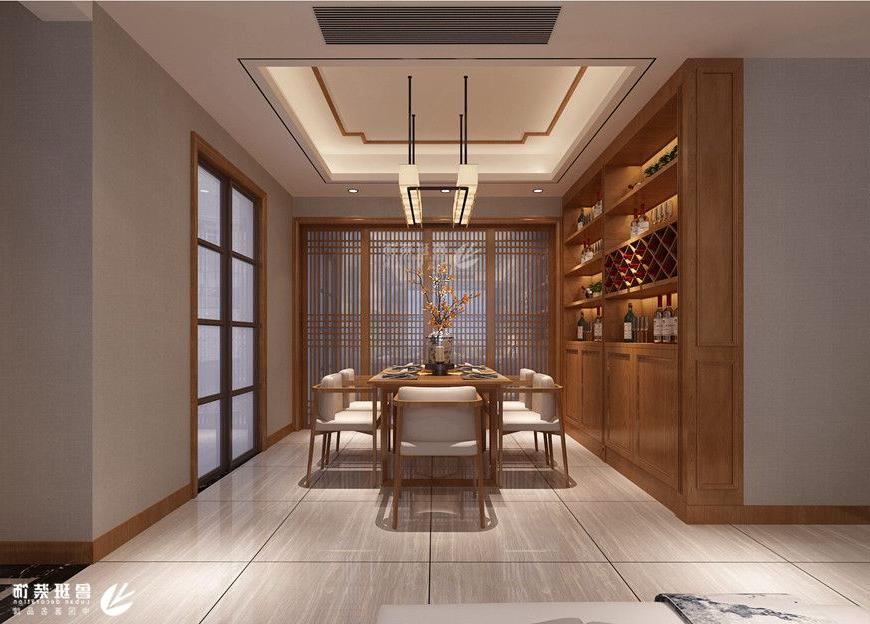 雅居乐勃朗峰,新中式风格,餐厅