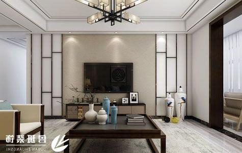 西工大三居室150平米新中式效果图-威尼斯真人官方装饰设计师李天骄主笔